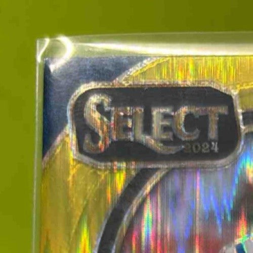 2024 Select Drake Maye Club Red and Yellow Prizm Shock #218 RC Patriots - Sports Cards