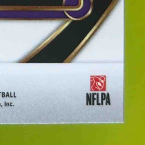 2024 Select J.J. McCarthy Green and Yellow Prizm Shock #246 RC Minnesota Vikings Sports Cards