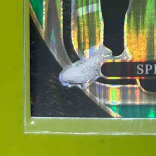 2024 Select Spencer Rattler Premier Black and Green Shock #130 RC Saints - Sports Cards