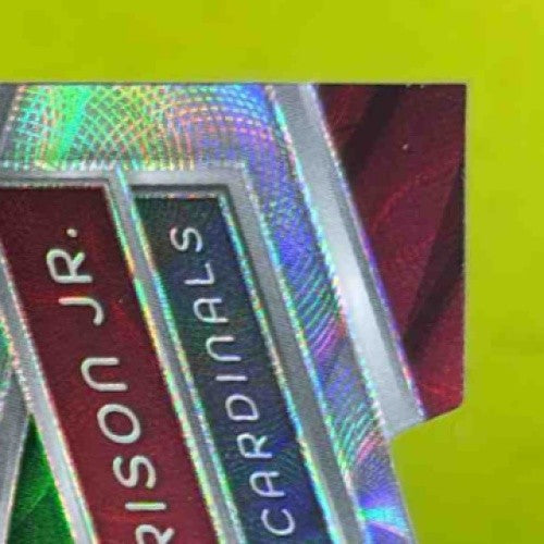 2024 Spectra Marvin Harrison Jr. Neon Green Die-Cut 11/30 RC Arizona Cardinals - Sports Cards