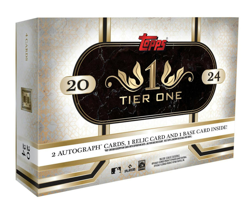 2024 Topps Tier One Baseball Hobby Box (Loaded 2 Auto / 1 Mem)