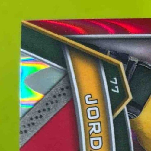 2024 Topp Resurgence Jordan Morgan Red Power Surge 5/5 #135 RC Green Bay Packers - Sports Cards