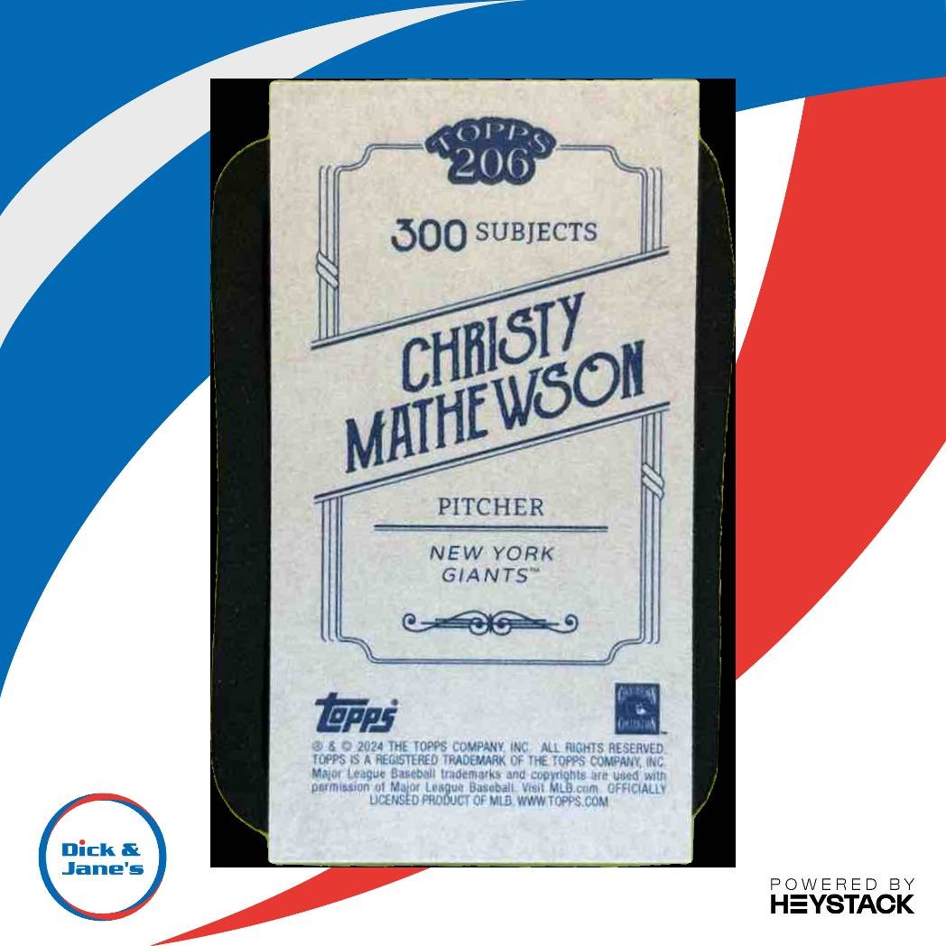 2024 Topps 206 Christy Mathewson Wood Stock #NNO New York Giants - Sports Cards