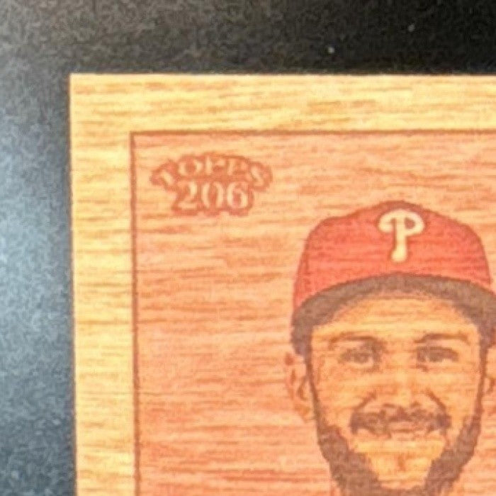 2024 Topps 206 Trea Turner Wood Stock (Print Run 20) #NNO Philadelphia Phillies - Sports Cards