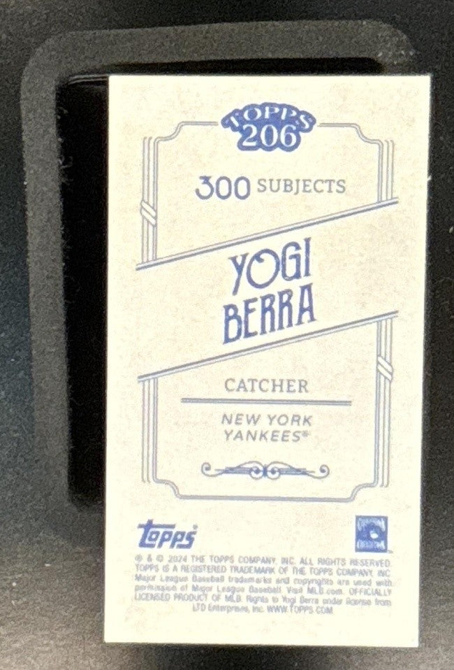 2024 Topps 206 Yogi Berra Wood Stock #NNO New York Yankees - Sports Cards