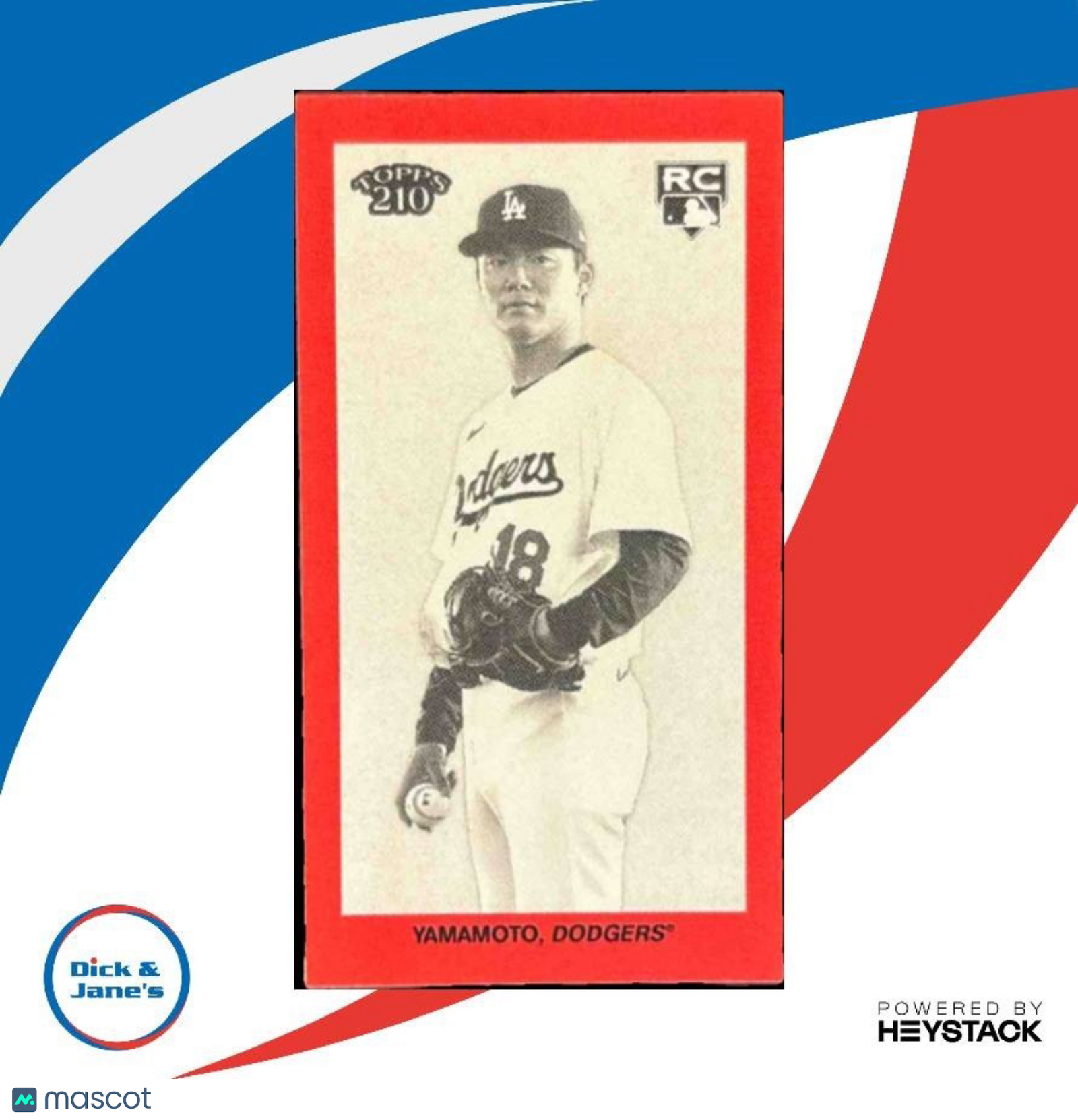 2024 Topps 206 Yoshinobu Yamamoto Old Mill 1910 T210 # RC Los Angeles Dodgers - Sports Cards