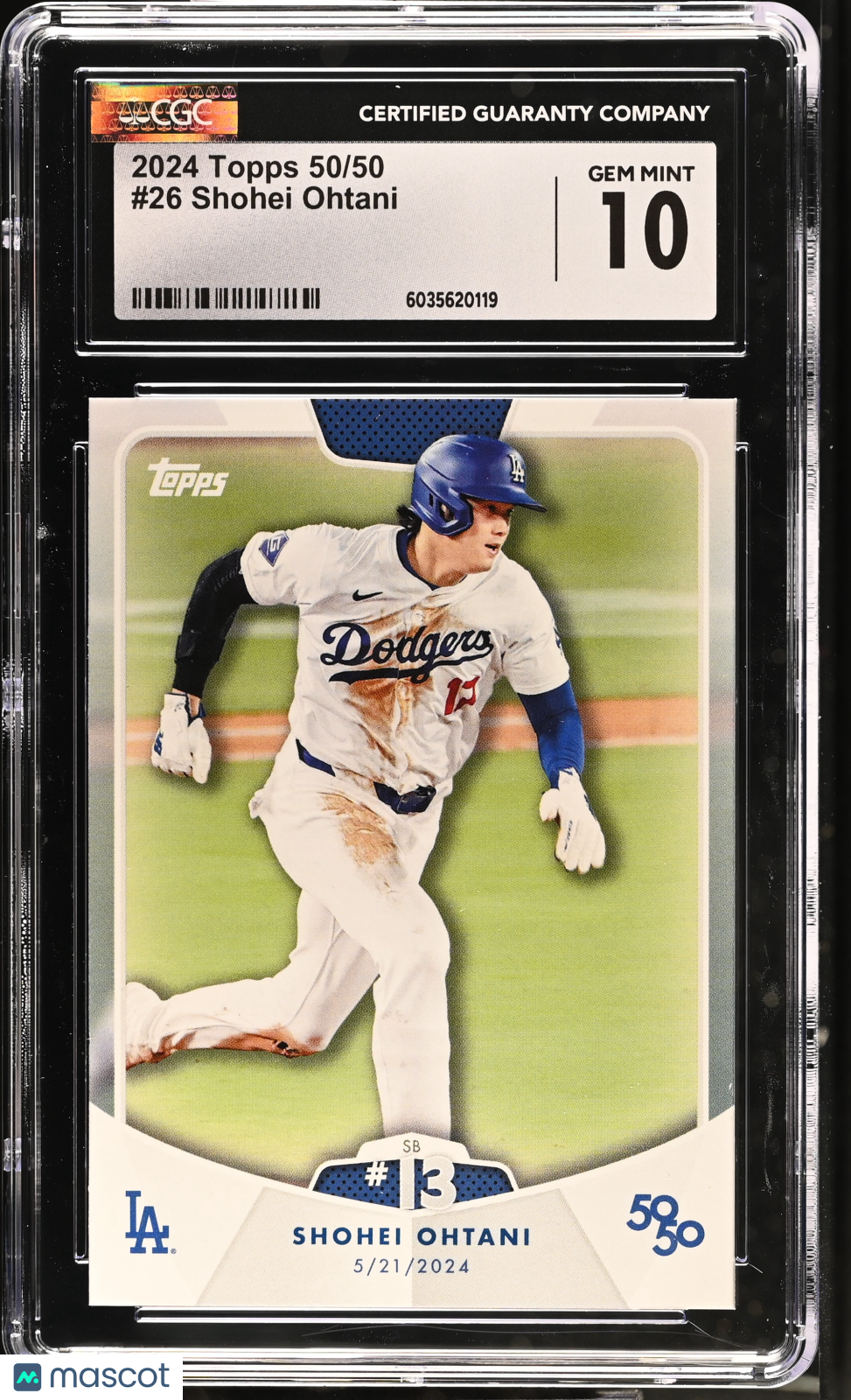 2024 Topps 50/50 Shohei Ohtani #26 CGC 10 GEM MINT Los Angeles Dodgers - Graded Sports Cards
