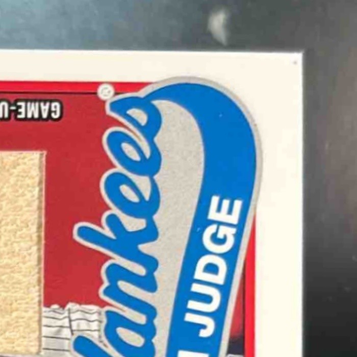 2024 Topps Aaron Judge 1989 Baseball 35th Anniversary Relic MEM New York Yankees - Sports Cards