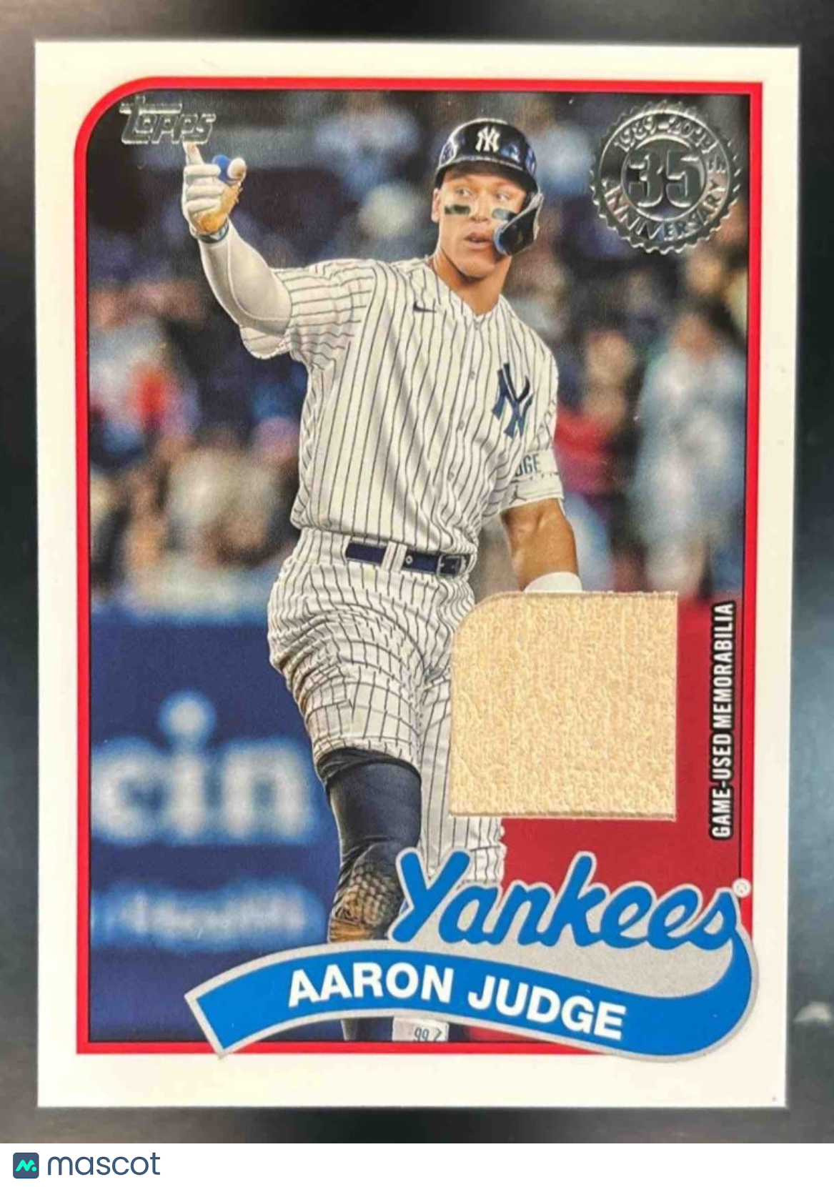 2024 Topps Aaron Judge 1989 Baseball 35th Anniversary Relic MEM New York Yankees - Sports Cards