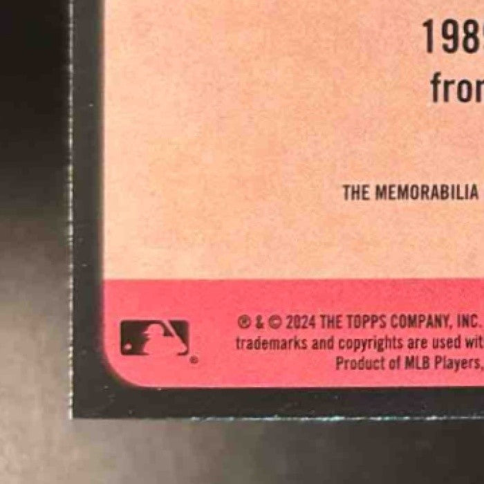 2024 Topps Aaron Judge 1989 Baseball 35th Anniversary Relic MEM New York Yankees - Sports Cards
