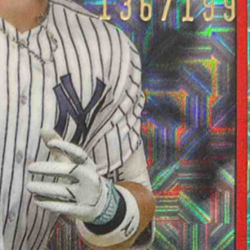 2024 Topps Aaron Judge 1989 Baseball Chrome (Series Two) Aqua /199 Yankees - Sports Cards