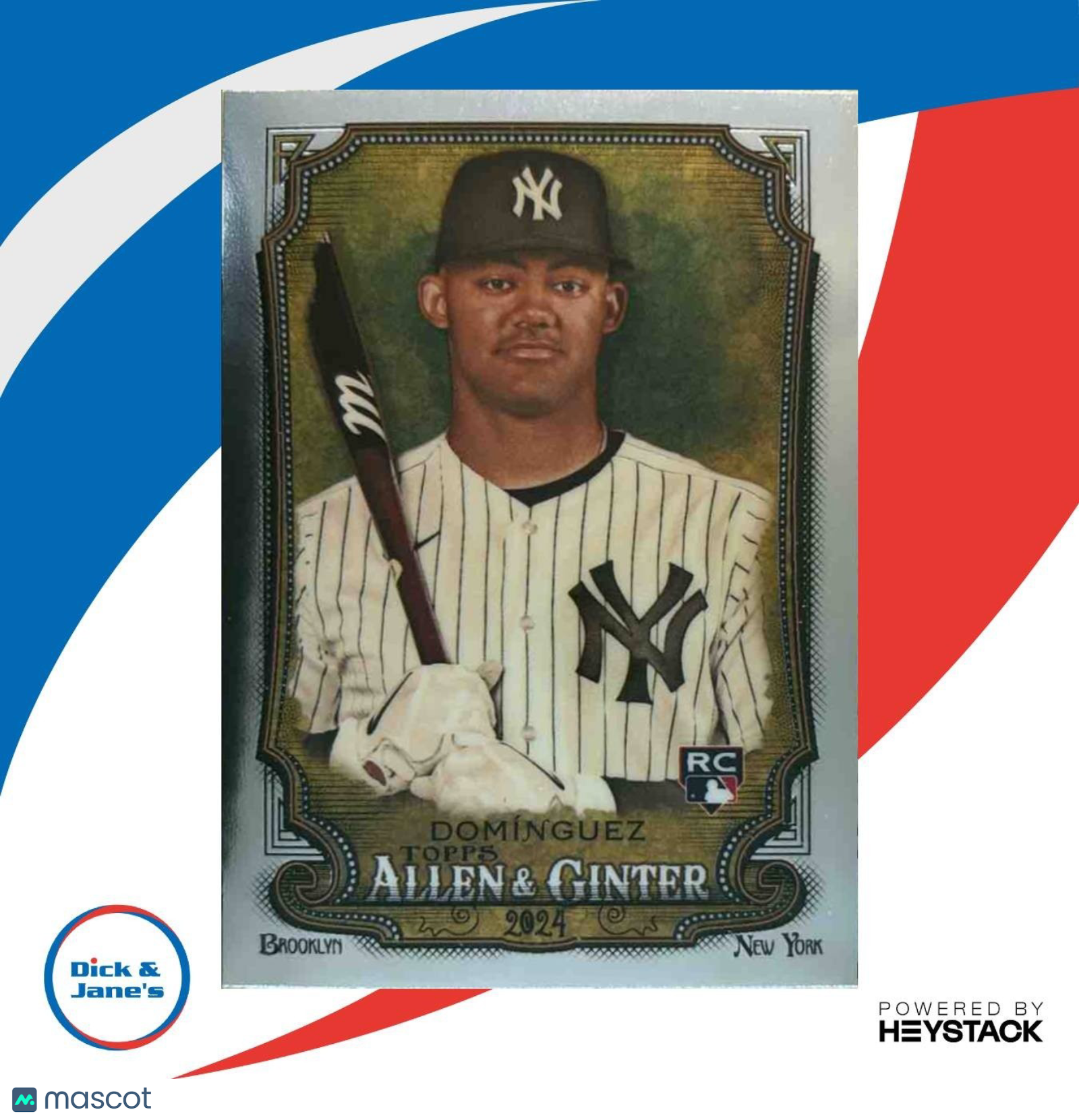 2024 Topps Allen & Ginter Jasson Dominguez Chrome #31 RC New York Yankees - Sports Cards