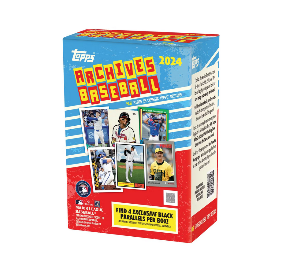 2024 Topps Archives Baseball Blaster Box (Black Parallels) Jan 8th - MLB hobby