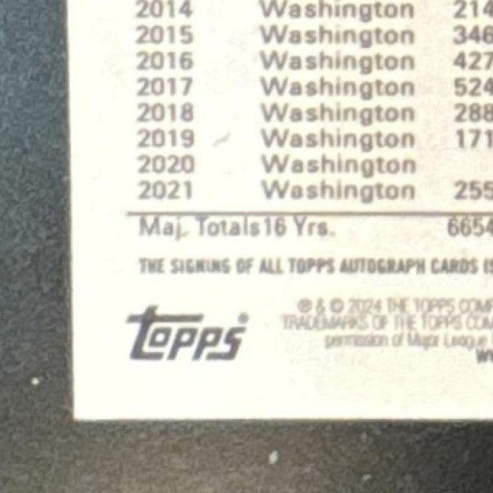 2024 Topps Archives Ryan Zimmerman 2000 Fan Favorites Auto Washington Nationals - Sports Cards