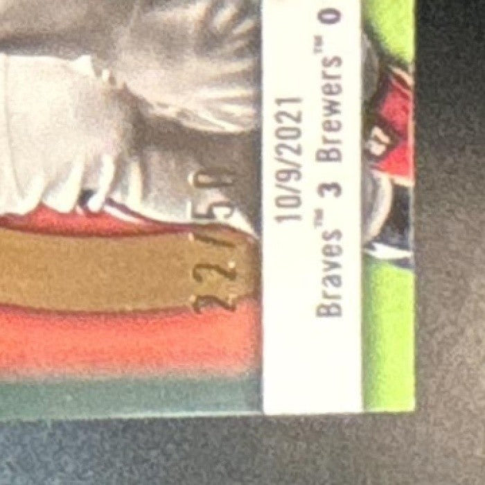 2024 Topps Austin Riley Rounding the Bases Relics Gold /50 MEM Atlanta Braves - Sports Cards
