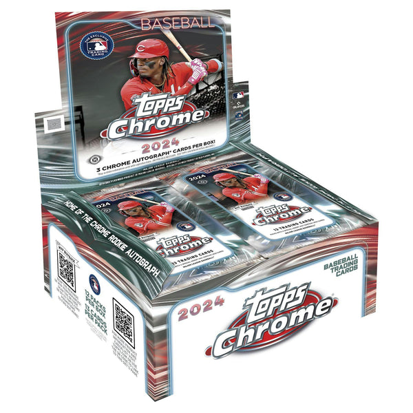 JUMBO 2024 Topps Chrome MLB Baseball Hobby HTA Jumbo Box (3 Autos) MVP BUYBACK