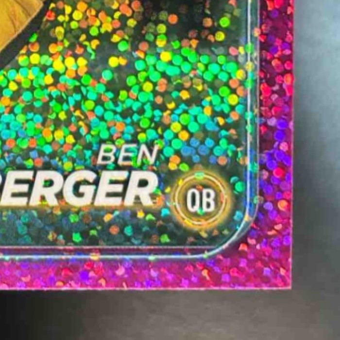 2024 Topps Chrome Ben Roethlisberger Magenta Speckle /399 #81 Pittsburgh Steeler - Sports Cards