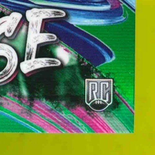 2024 Topps Chrome Brock Bowers Finesse Green Refractor /99 RC Las Vegas Raiders - Sports Cards