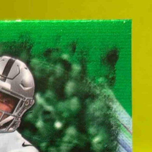 2024 Topps Chrome Brock Bowers Finesse Green Refractor /99 RC Las Vegas Raiders - Sports Cards