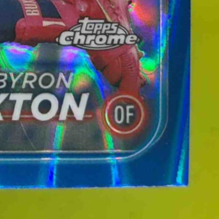 2024 Topps Chrome Byron Buxton Blue Raywave Refractor /150 #10 Minnesota Twins - Sports Cards