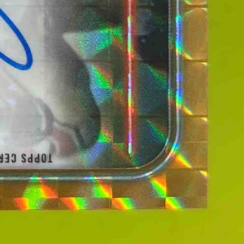 2024 Topps Chrome Chad Johnson Auto Gold Geometric Refractor 14/50 Ocho Bengals - Sports Cards