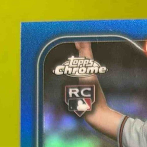 2024 Topps Chrome Chris Vallimont Rookie Auto Blue Refractor 3/150 RC Orioles - Sports Cards