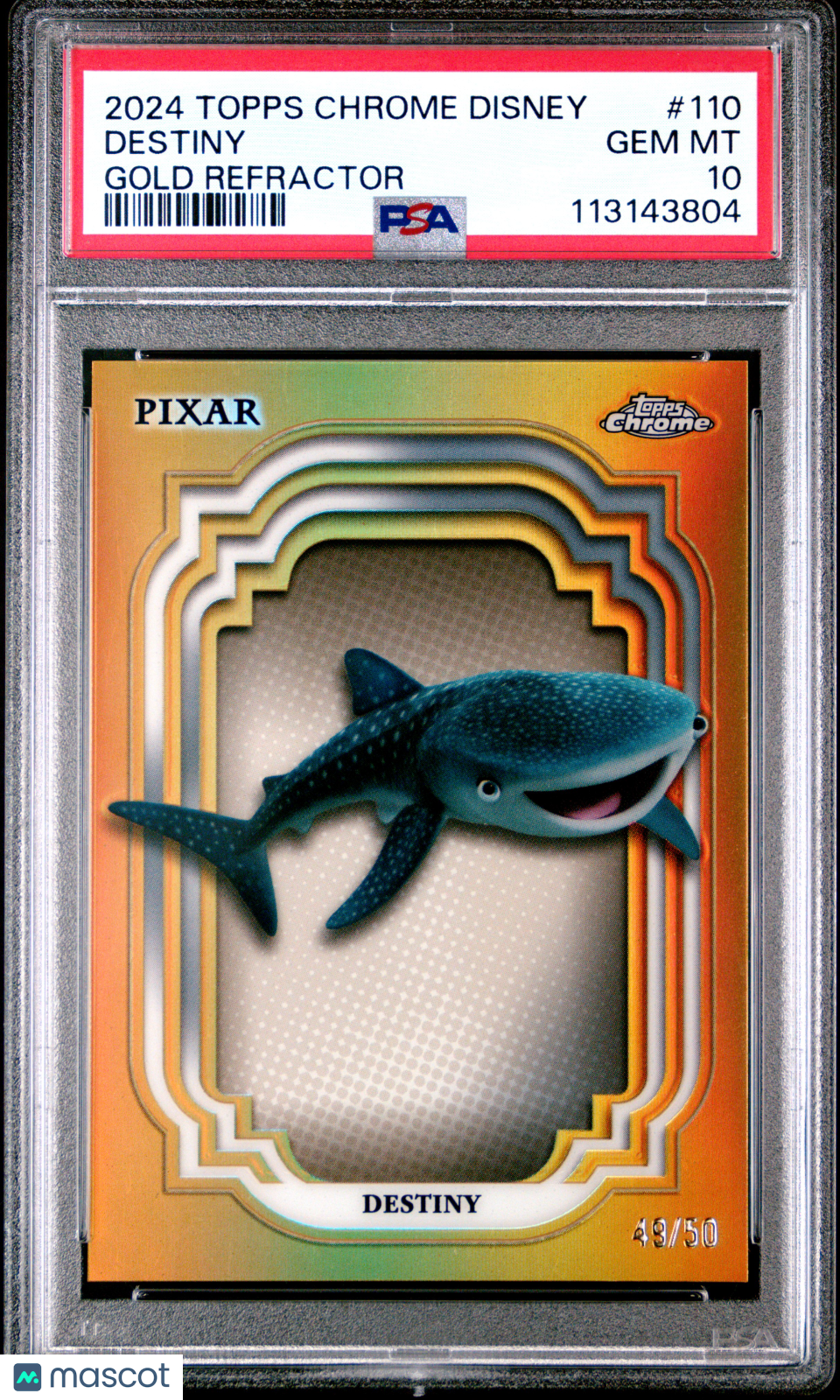 2024 Topps Chrome Disney Destiny #110 PSA 10 49/50 - Graded Non-Sports Cards
