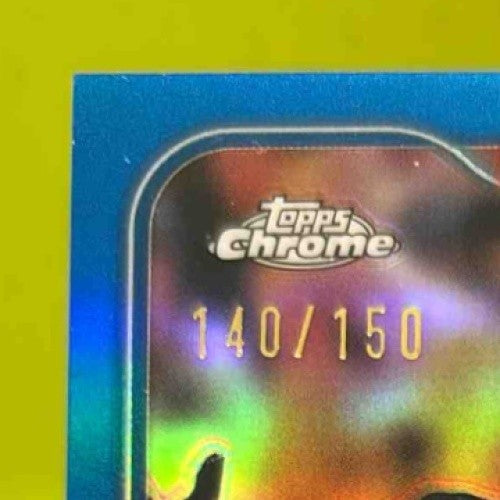 2024 Topps Chrome Erick All Rookie Auto Blue Refractor /150 RC Cincinnati Bengal - Sports Cards