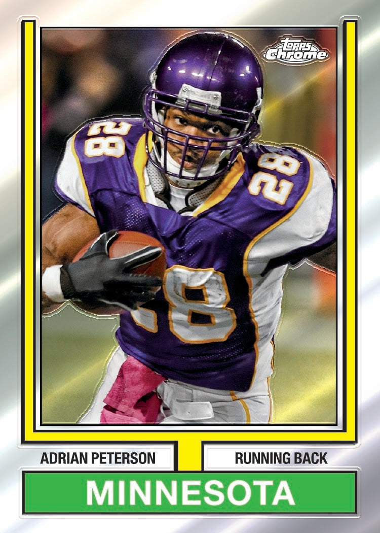 2024 Topps Chrome Football Blaster Value Box (5 Refractors / 6 RCs) - Mega Box
