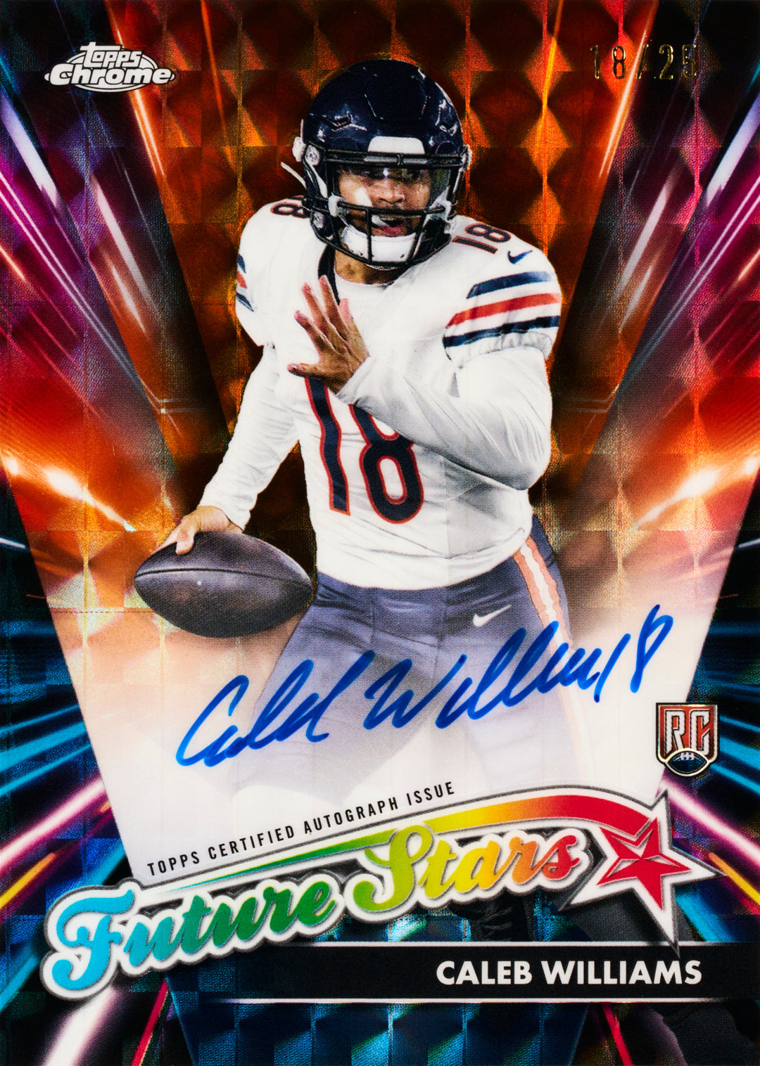2024 Topps Chrome Football Hobby Box (2 Autographs / Box) - NFL Hobby Box