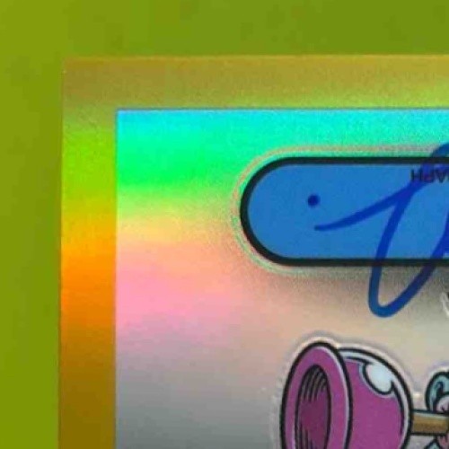 2024 Topps Chrome Garbage Pail Kids 7 ROY L. Flush Art by Rory Auto Gold /50 - Non-Sports Cards