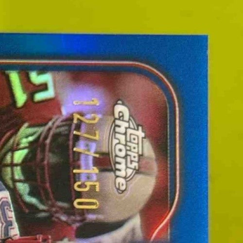 2024 Topps Chrome Kevin Faulk Auto Blue Refractor 127/150 New England Patriots - Sports Cards