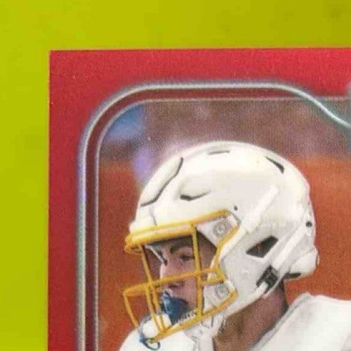 2024 Topps Chrome Ladd McConkey Rookie Relics Red Refractor /5 SWOOSH Chargers - Sports Cards