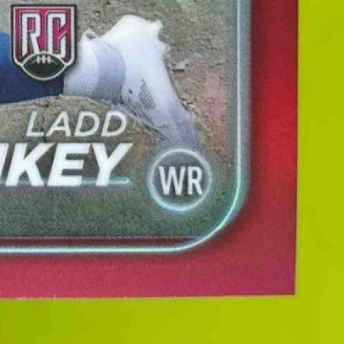 2024 Topps Chrome Ladd McConkey Rookie Relics Red Refractor /5 SWOOSH Chargers - Sports Cards