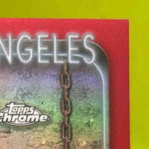 2024 Topps Chrome Ladd McConkey Rookie Relics Red Refractor /5 SWOOSH Chargers - Sports Cards