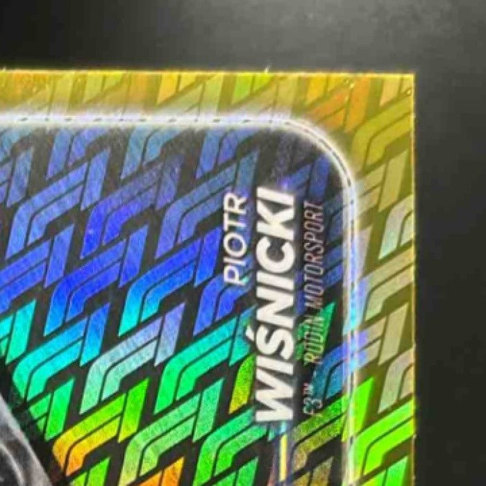 2024 Topps Chrome Logofractor Edition Formula 1 Piotr Wisnicki Gold /50 #144 - Sports Cards