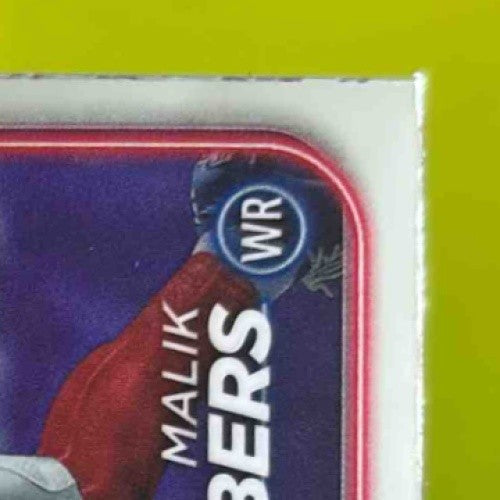 2024 Topps Chrome Malik Nabers #205 RC New York Giants - Sports Cards