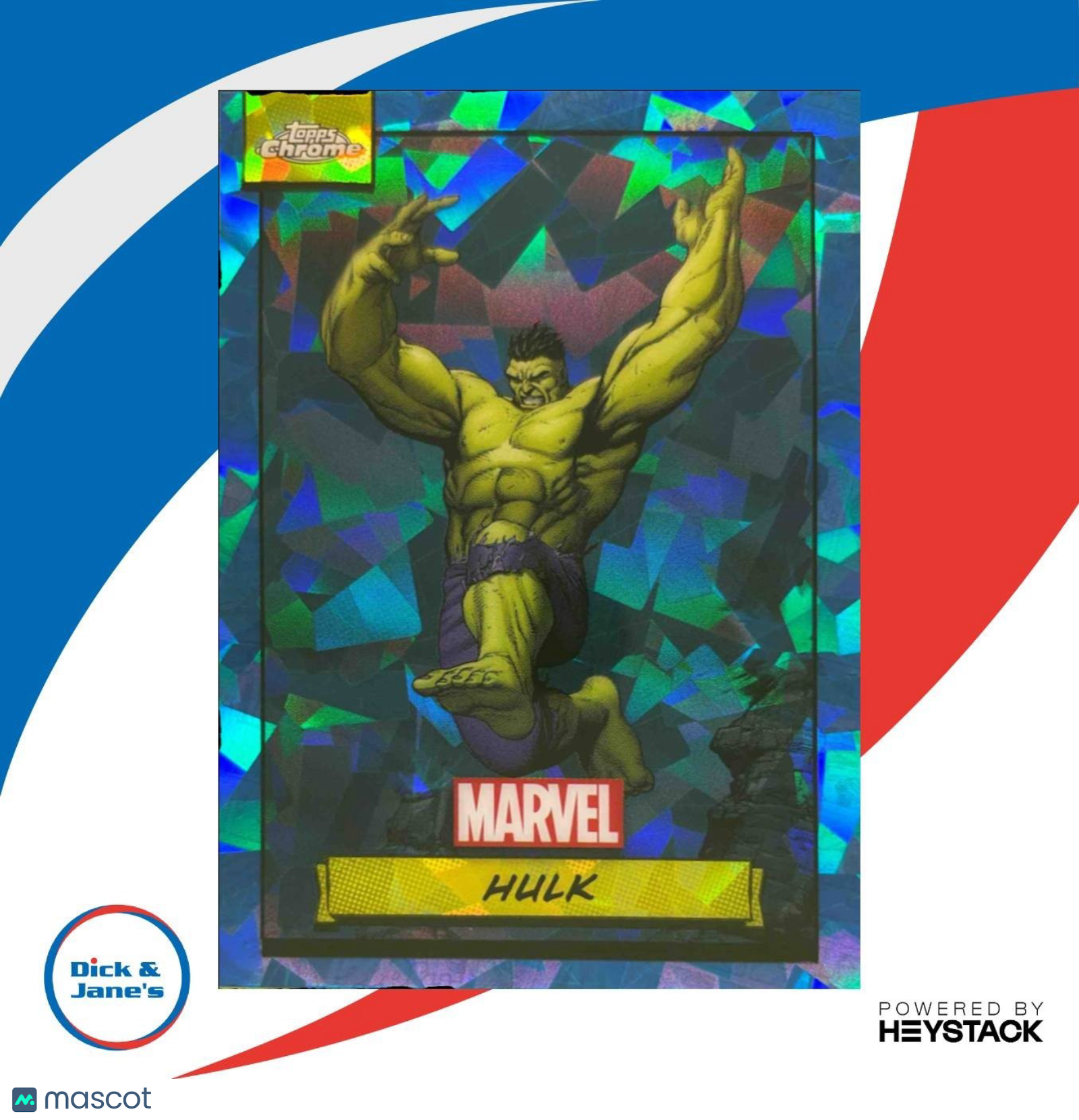 2024 Topps Chrome Marvel Sapphire Hulk #43 - Non-Sports Cards