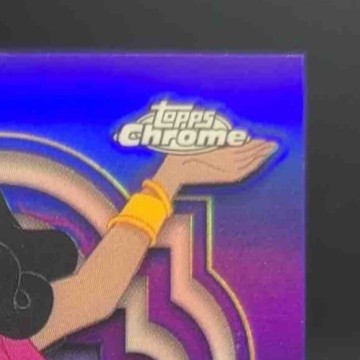 2024 Topps Chrome Sapphire Disney Esmeralda Purple Refractor /199 #77 - Sports Cards