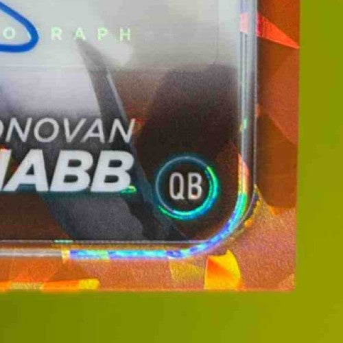 2024 Topps Chrome Sapphire Edition Donovan McNabb Auto Orange Refractor 25/25 - Sports Cards