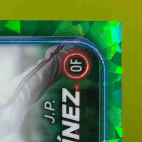 2024 Topps Chrome Sapphire J.P. Martinez Auto Green Refractor 82/99 RC Braves - Sports Cards