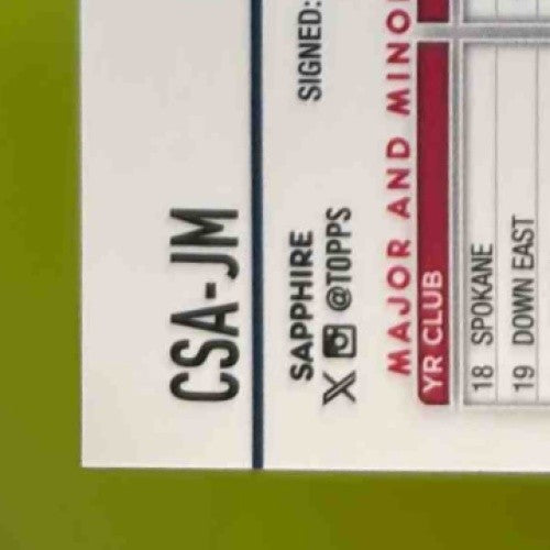 2024 Topps Chrome Sapphire J.P. Martinez Auto Green Refractor 82/99 RC Braves - Sports Cards