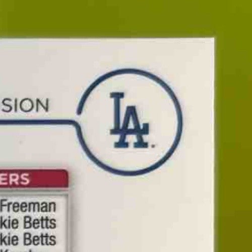 2024 Topps Chrome Sapphire Los Angeles Dodgers Team Card Gold Refractor /50 #183 - Sports Cards