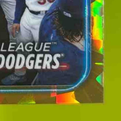 2024 Topps Chrome Sapphire Los Angeles Dodgers Team Card Gold Refractor /50 #183 - Sports Cards