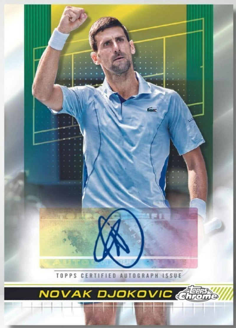 2024 Topps Chrome Tennis Hobby Box (3 Autographs)