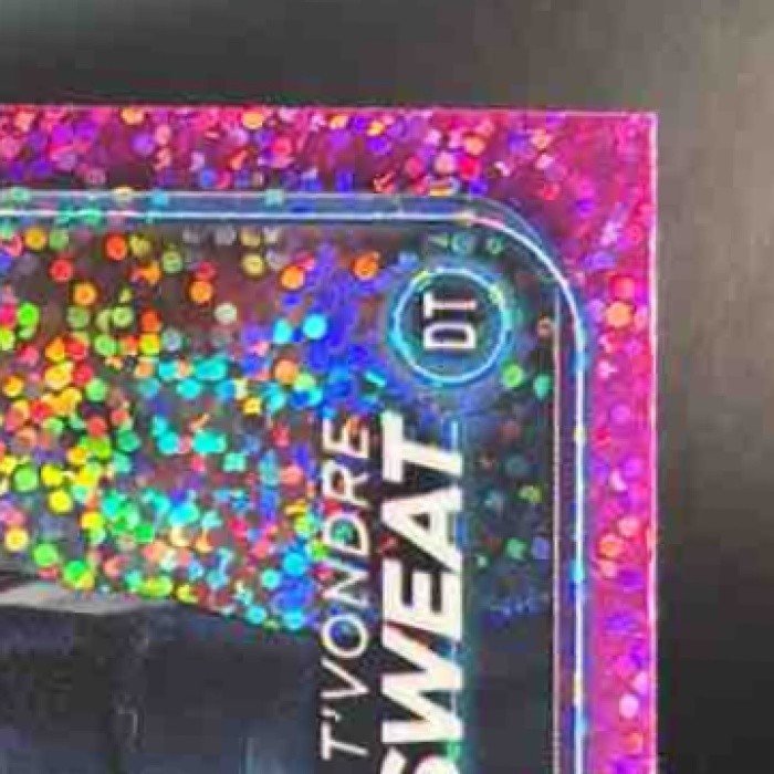 2024 Topps Chrome T’Vondre Sweat Magenta Speckle /399 #266 RC Tennessee Titans - Sports Cards