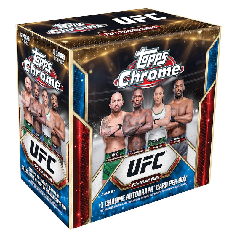 2024 Topps Chrome UFC Factory Sealed Mega Box (1 Auto/Box)