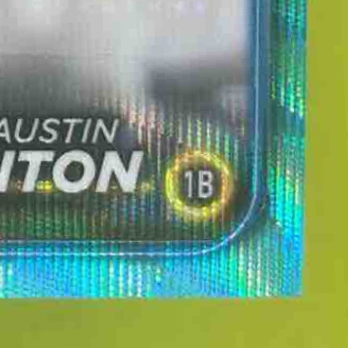 2024 Topps Chrome Update Austin Shenton Auto Aqua Wave /199 RC Tampa Bay Rays - Sports Cards