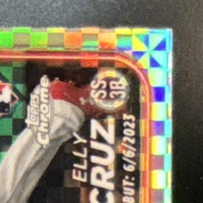 2024 Topps Chrome Update Elly De La Cruz X-Fractor #USC150 RC Cincinnati Reds - Sports Cards