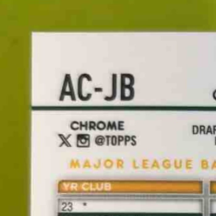2024 Topps Chrome Update JJ Bleday Auto Purple /250 Oakland Athletics - Sports Cards